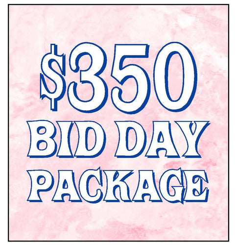 $350 Bid Day Package