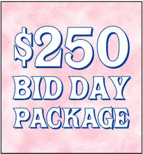 Load image into Gallery viewer, $250 Bid Day Package