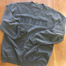 Load image into Gallery viewer, Varsity Greek Sweatshirt - Charcoal