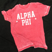Load image into Gallery viewer, *SALE* Alpha Phi Acid Wash Tee