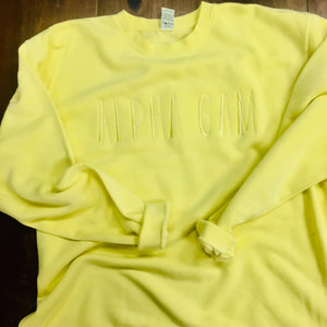 Monogram Sweatshirt - Yellow