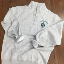 Load image into Gallery viewer, 1/4 Zip Crest Sweatshirt