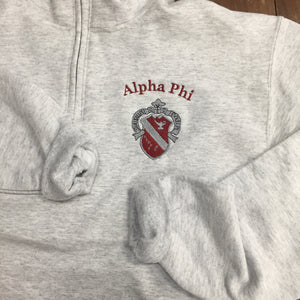 1/4 Zip Crest Sweatshirt