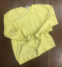 Load image into Gallery viewer, Monogram Sweatshirt - Yellow