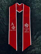 Load image into Gallery viewer, Alpha Phi Deluxe Graduation Stole - Bordeaux
